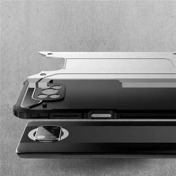 Pre Xiao Pocophone Poco X3 NFC Prípade Shockproof Robustný Brnenie telefón Prípade Mi POCO X3 Ochranný Zadný Kryt