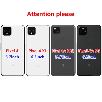 Pre Google, 4 Pixel Prípade Telefónu Zadný Kryt Pre Google Pixel 4A 4G 5G Prípade Pre Google Pixel 4 XL Prípade Pixel4 4 4XL black tpu prípade Obrázok 2