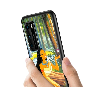 Disney Pocahontas Pre Huawei P30 P40 P20 Pro P9 P10 P8 Lite RU E Mini Plus 2017 2019 Black Telefón puzdro