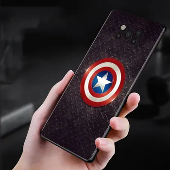 Marvel Kapitán Amerika Štít Pre Xiao POCO X3 NFC M3 Pro F3 GT Pocophone F1 Prípade Mi 11T 10 TON Pro 9T 11 Poznámka 10 Lite Civi Obrázok 2