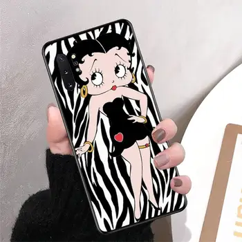 Roztomilý Kreslený Betty Boops Telefón puzdro Pre Samsung Galaxy s rezacím zariadením S10 S20 S21 Note10 20Plus Shell Ultra