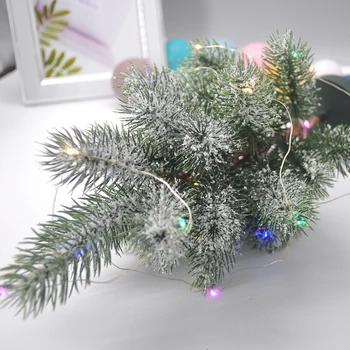 35 CM Flash Umelý Strom Svetelný Vianočný Stromček Ploche Nesmrteľný Výzdoba Domov Vianočný Darček Decor Adornos Navidenos Obrázok 2
