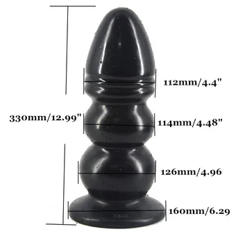 FAAK Veľký análny plug čierne dildo obrovský, obrie zadok plug sexuálne hračky, erotické produkty páry masturbovať flirt hračka falošné penis sex shop