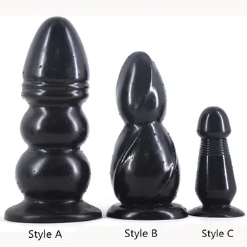 FAAK Veľký análny plug čierne dildo obrovský, obrie zadok plug sexuálne hračky, erotické produkty páry masturbovať flirt hračka falošné penis sex shop Obrázok 2