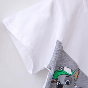 Packa Hliadky Oblečenie Kreslené Obrázky Leto-Krátke rukávy T-shirt Anime Postavy Detí Bavlna Obliekať Chlapca Šitie Krátke Rukávy Obrázok 2