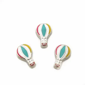 Najnovšie 12pcs/veľa kúzla teplovzdušný balón Plávajúce zobrazili kľúčové tlačidlá pre Plávajúce Pamäť charms Lockets DIY Šperky