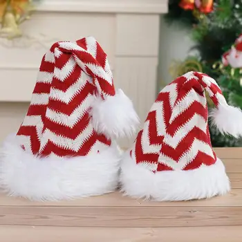 5 Štýly Výborné Vianočné Hat Oko-lov Odolný proti Opotrebeniu Koži-priateľský Textílie Veselé Vianoce Plyšové Teplý Klobúk pre Domáce