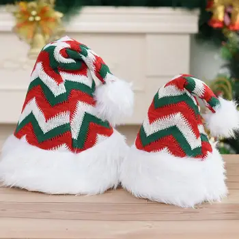 5 Štýly Výborné Vianočné Hat Oko-lov Odolný proti Opotrebeniu Koži-priateľský Textílie Veselé Vianoce Plyšové Teplý Klobúk pre Domáce Obrázok 2