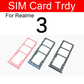Zásuvku na Kartu SIM, Pre OPPO Realme 2 3 3Pro zásuvka na Kartu Sim Reader Držiteľ Slot Náhradné Diely Obrázok 2