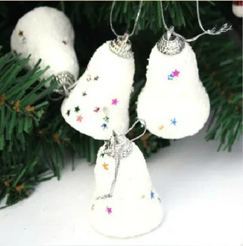 6pcs Ozdoby, Výzdoba Pena Jingling Vianočné Hviezdy Bell Dekorácie Vianočný Strom Prívesky Vianočné Dovolenku Strany Vianočné Festival