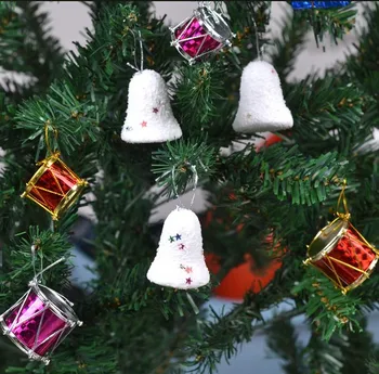 6pcs Ozdoby, Výzdoba Pena Jingling Vianočné Hviezdy Bell Dekorácie Vianočný Strom Prívesky Vianočné Dovolenku Strany Vianočné Festival Obrázok 2