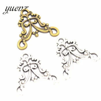 YuenZ 20pcs Antique Silver farba Náhrdelník Zistenia Kovové Kúzlo Prívesky, Šperky, Takže DIY Charms Ručné G103