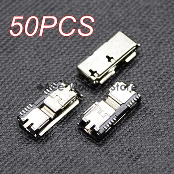 Vysoká Kvalita 50pcs HI-Speed Micro USB 3.0 Žena 10Pin SMD SMT Zásuvky PCB Spájkovanie Konektory
