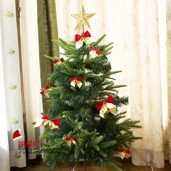 36pcs Vianočné BowsGold Strieborná Červená Bowknot Ozdoby na Vianočné stromčeky Nový Rok Darčeky Luk 2021 Navidad Dekor Noel Natal Vianoce Dekor