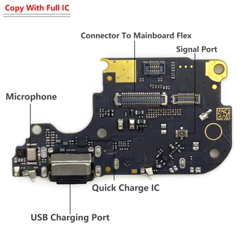 Originál Nové Pre Xiao Mi 10 Lite Dock Konektor Micro USB Nabíjací Port Nabíjanie Flex Kábel Micro Rada Pre Xiao Mi10 Lite Obrázok 2