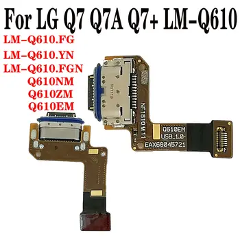 Pre LG Q7 Q7A Q7+ LM-Q610 Q610 Q610NM Q610ZM Q610EM USB Nabíjací Port Flex Kábel