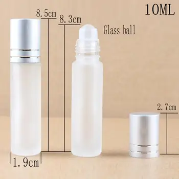 Veľkoobchod s 10 ml matné rollerball parfum fľaše,prázdne kozmetické kontajnerov prejdite na fľašu pre esenciálny olej LX1011