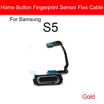 Tlačidlo domov Flex Kábel Pre Samsung Galaxy S5 Mini S5Mini Vrátiť Tlačidlo Späť Botton Odtlačkov prstov Dotyk ID Opravu, Náhradné Diely