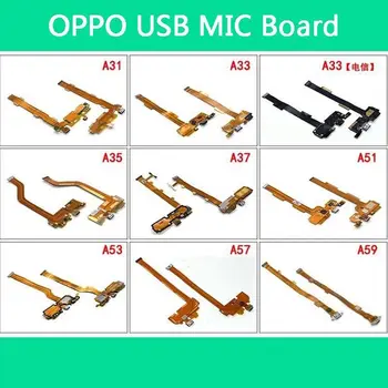 OPPO A33 A31 A35 a37, rýchlostná komunikácia A51 A53 A57 A59 Micro USB Nabíjací Dok MIC PCB Dosky Flex Kábel FPC FFC Smartphone Opravy Príslušenstva