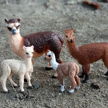 Oenux Zvierat, Modely, Hračky pre Deti Ovce Rodinné Farmy Simulácia Wild Alpaky Anetelope Jahňacie, Kozie Akcie Obrázok Vzdelávacie Hračky