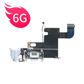 PINZHENG Plnenie Flex Kábel Pre iPhone 6 6 7 8 Plus Nabíjačku USB Port Dock S Mic Flex Kábel Zásuvka Montáž