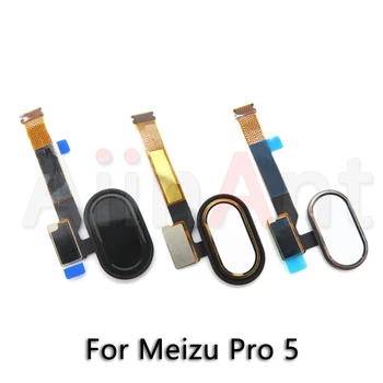 Aiinant Pôvodný Domov Tlačidlo Dotknite ID Snímač Odtlačkov prstov Flex Kábel Pre Meizu MX5 MX 5 Pro 5 Domov Flex