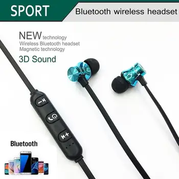 Neckband In-Ear Slúchadlá S Mikrofónom XT11 Magnetické Adsorpcie Bezdrôtový Bluetooths Headset Športové Herné Slúchadlá Drôtové Všetky Telefóny Obrázok 2