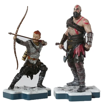 God of War Kratos Atreus Obrázok Modelu Ploche Ozdoby Zberateľstvo Model Hračka Darček
