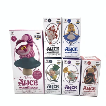 Alenka V Ríši Divov Alice Kingsleigh Cheshire Cat Mad Hatter Pán Králik Cartoon Akcie Obrázok Modelu Ornament, Hračky Pre Deti, Darčeky Obrázok 2