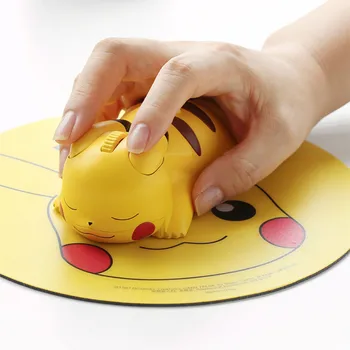 Pokemon Záľuby Akčné Figúrky Fantasy Periférnych zariadení Pikachu Roztomilý Bezdrôtová Myš Vianočné Darčeky pre Deti Obrázok 2