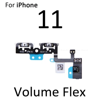 Objem Tlačidlo Power Prepínač Na Vypnutie Tlačidlo pása s nástrojmi Flex Kábel Pre iPhone 13 12 mini 12 11 Pro Max Náhradné Diely