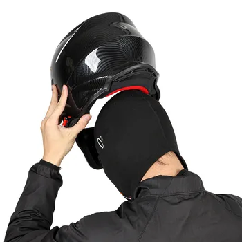 Zimné Motocyklové Kukla Celotvárová Maska Fleece Vetru Moto Motocross Štít Na Tvár Klobúk Krku Teplejšie Prilba Na Lyžovanie Masku Na Tvár Obrázok 2