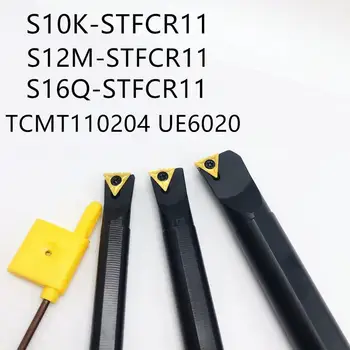 3 kusy S10K-STFCR11 S12M-STFCR11 S16Q-STFCR11 91 stupeň vnútorného otvoru pre skrutku otočením držiaka nástroja + 10 kusov TCMT110204 Obrázok 2