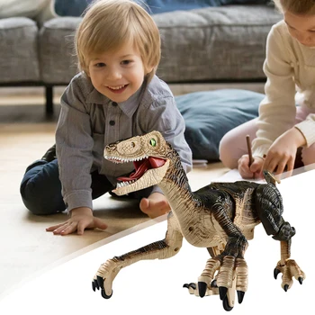 2.4 G RC model Dinosaura Raptor Jurský Diaľkové Ovládanie Velociraptor Hračka Elektrické Chôdza Dino dragon Hračiek Pre Detské Vianočné Darčeky