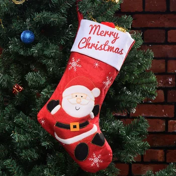 Nový Rok Vianočná Pančucha Vrece Vianočný Darček Candy Bag Noel Vianočné Dekorácie Pre Domov Natal Navidad Ponožka Vianočný Strom Decor