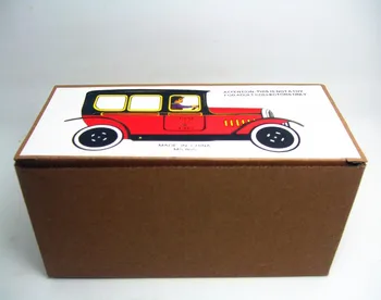 [Zábavné] Klasická kolekcia Retro Hodinky Vietor až Kovové Chôdza Tin Hračka starého auta taxík Robot Mechanické deti vianočný darček