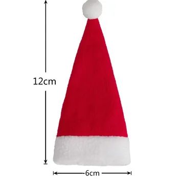 12 Kusov Vianočné Dekorácie, Riad Nastaviť Vianočné Hat Skladovanie Spp Stolový Držiak Lyžice Pocket Tool Vianočné Dodávky Obrázok 2