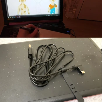 USB Napájací Kábel pre Wacom Digitálne Kreslenie Tablet nabíjací Kábel pre CTL4100 CTL6100 CTL471 CTH680 Obrázok 2