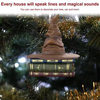 Triedenie Klobúk Ornament So Zvukom Vianočné Pamätné Darček 2021 Vietor Bell Tón Vianočný Strom Dekorácie Prívesok