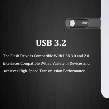 Lexar Pôvodné JumpDrive P30 Kovové High Speed USB 3.2 Gen 1 Max 450MB/s, USB Flash Disk 128 gb kapacitou 256 GB 512 gb diskom 1 TB Pamäte USB kľúč Obrázok 2