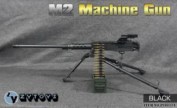 ZYTOYS Mierke 1/6. M2 Browning Ťažké Stroje Zbraň Čiernej Železa Farba ZY8031 Extra Verzia Pre 12inch Telo Zberateľské Akcie Obrázok 2