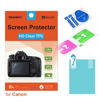 Deerekin HD Mäkké TPU Screen Protector pre Canon Powershot G7X / G7X Mark II / G5X / G9X / G9X II / SX70 SX60 HS / G1X II III Obrázok 2