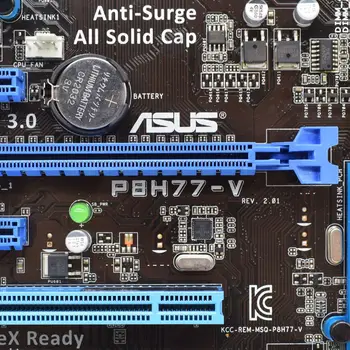 ASUS P8H77-V základná Doska 1155 DDR3 základná Doska LGA 1155, Intel H77 Core i3 i5 i7 Cpu, PCI-E 3.0 x16 SATA3 USB3.0 32 G DVI HDMI ATX
