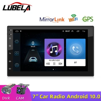 7 Palcový Android 2 DIN autorádia GPS Multimediálny Prehrávač, FM Stereo USB Bluetooth Automatická, Rádio, WIFI Pre Volkswagen Toyota, Nissan Obrázok 2