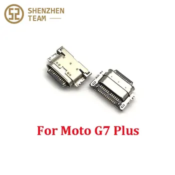 SZteam 10PCS Typ-C, USB Nabíjací Port Konektor Pre Moto G5 G5S G6 G7 G8 G9 Plus Hrať Power Socket Chvost Plug Náhradný Telefón Obrázok 2