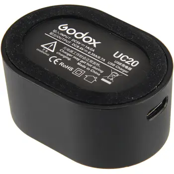 Godox UC20 USB Nabíjačka pre Nabíjanie Godox VB20 V350F V350C V350S V350N V350 Na-foto-video Batérie Bliká