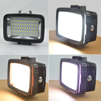Stmievateľné LED Video 5500k-6000k Fotografie Osvetlenie Pre Potápanie pod vodou Vyplniť Lampa