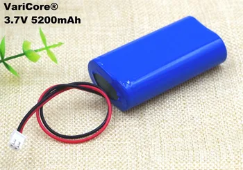 3,7 V 5200mAh Lítia 18650 Batériu Rybárske LED Svetlo Bluetooth Reproduktor 4.2 V Núdzových DIY batérie+ Ochrana