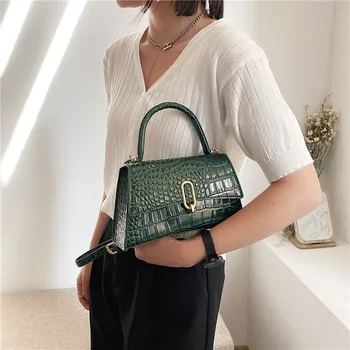Módne retro textúra prenosná taška dámy 2021 nový trend jedného pleca messenger temperament Kelly bag Pochette Lacoste Femme