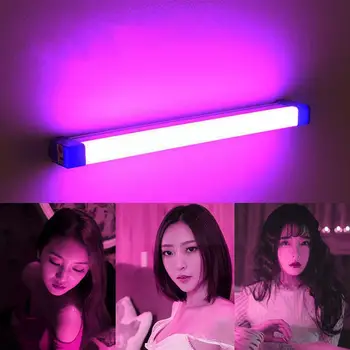 RGB Light Stick LED Farebné Prenosné Ručné Selfie Bar Lampa Fotografie Atmosféru Video Osvetlenie Obývacej Svetlo Vyplniť Časť A7G2